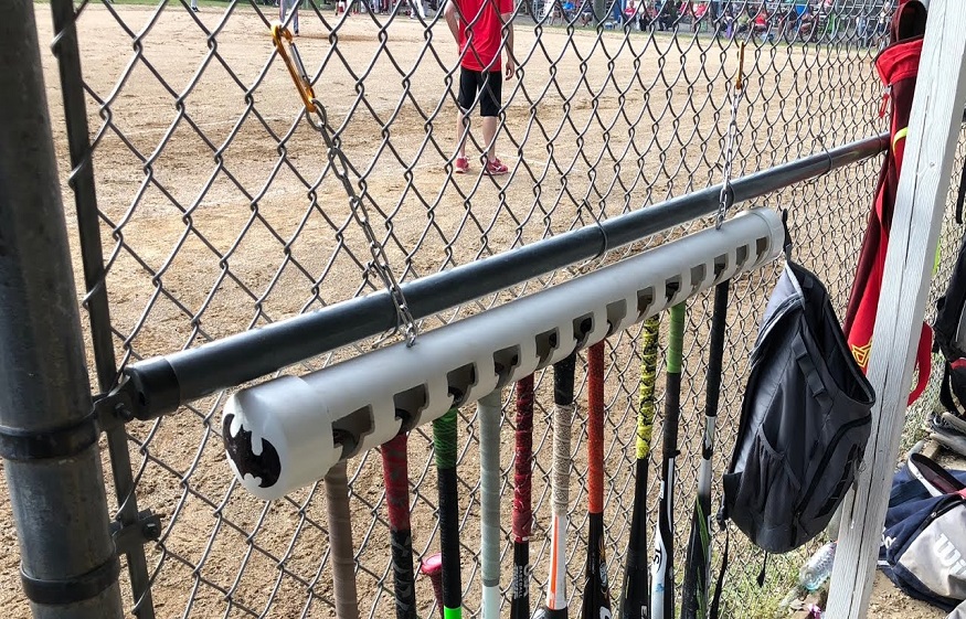 baseball bat rack